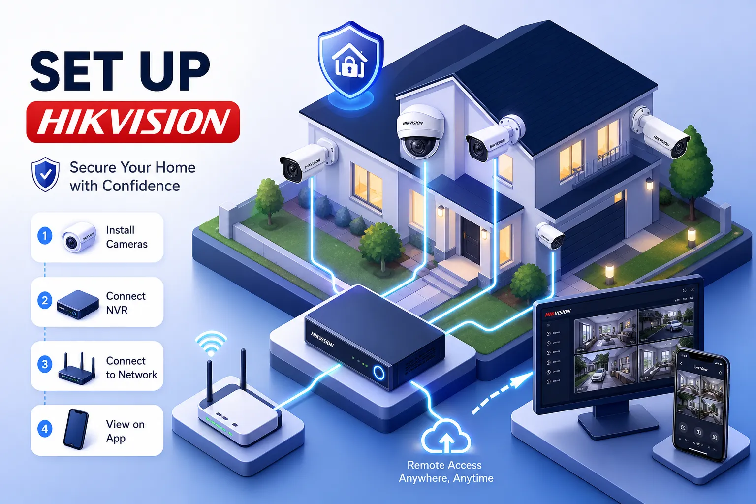 How to Set Up a Hikvision CCTV System at Home