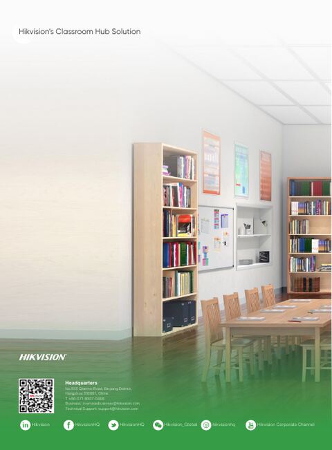 Classroom Hub Solution brochure cover