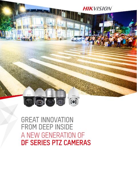DF Series PTZ Cameras brochure cover