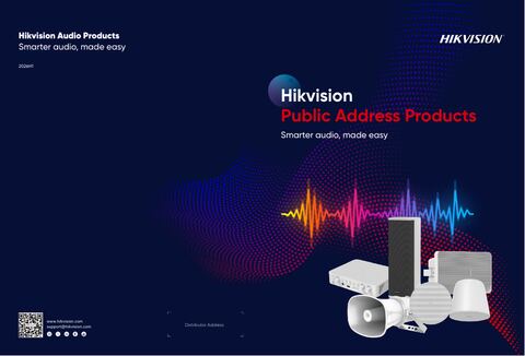 Hikvision Audio Products brochure cover