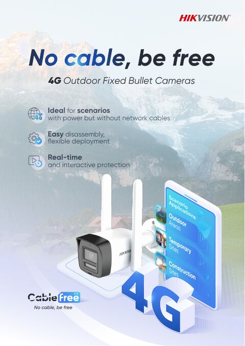 4G Outdoor Fixed Bullet Cameras flyer cover