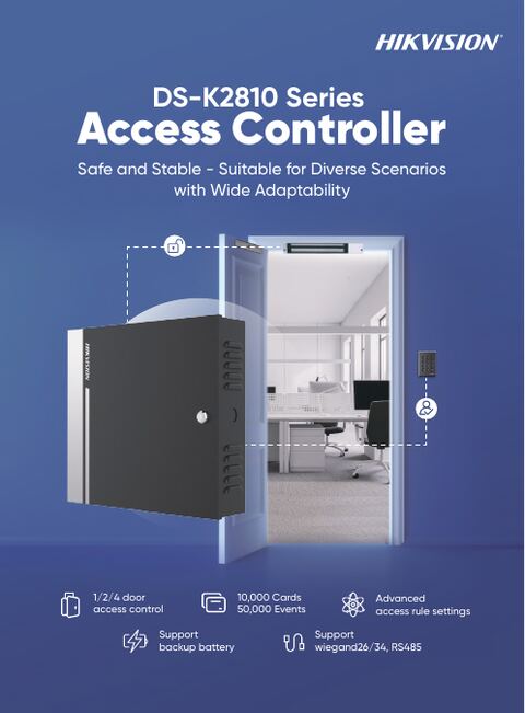 Access Controller DS-K2810 Series flyer cover