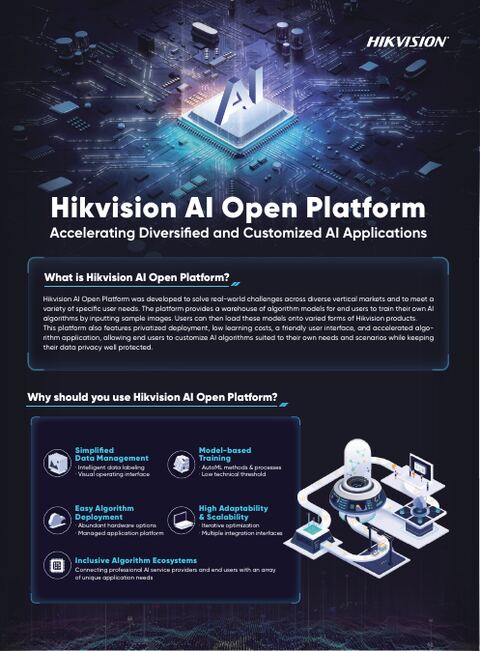 AI Open Platform flyer cover