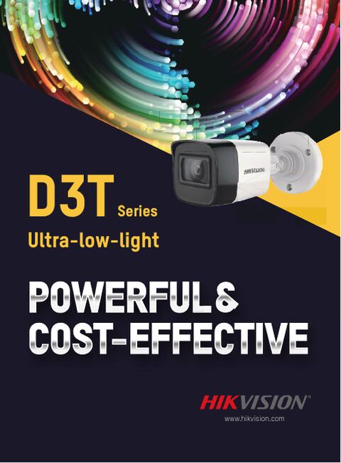 D3T Series Turbo HD Cameras flyer cover