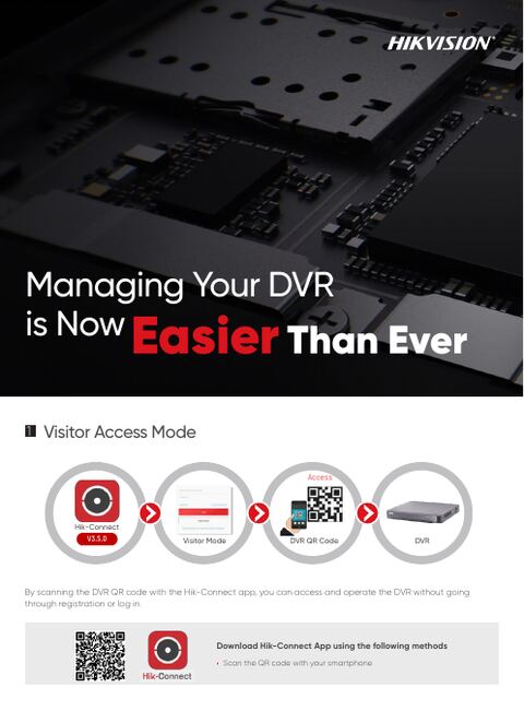 DVR Easy Operation flyer cover