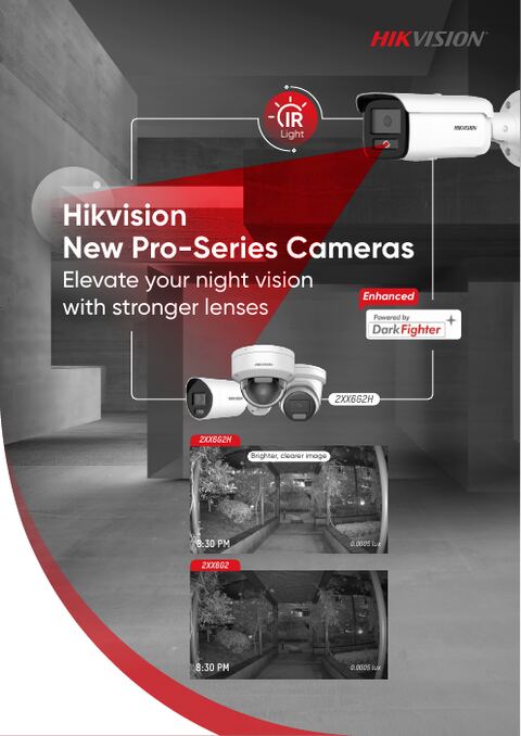Hikvision Pro-Series Cameras flyer cover