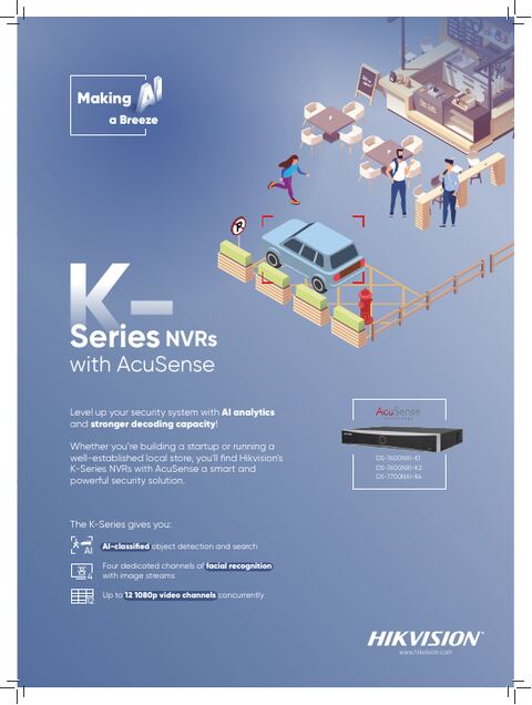 K Series NVR flyer cover