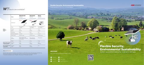 Solar-Powered 4G Cameras flyer cover