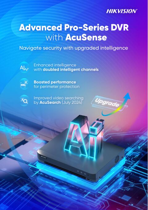 Advanced Pro-Series DVR with AcuSense flyer cover