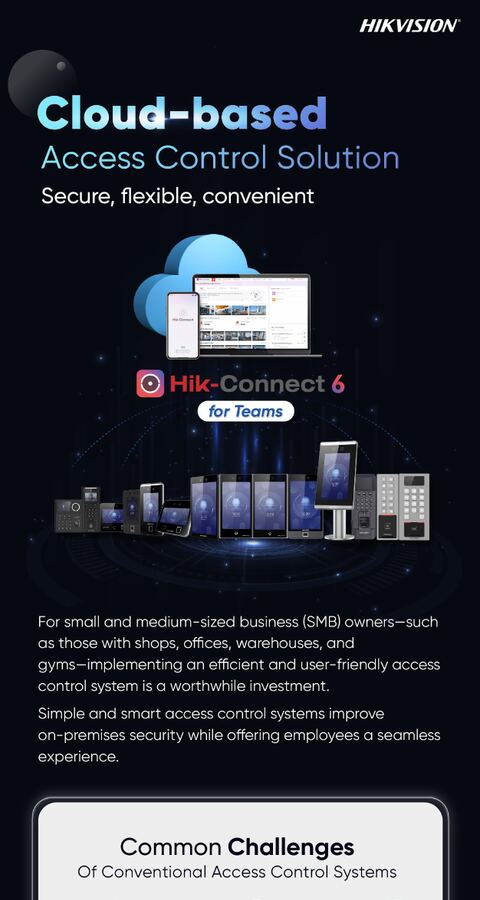 Cloud-based Access Control Solution infographic cover