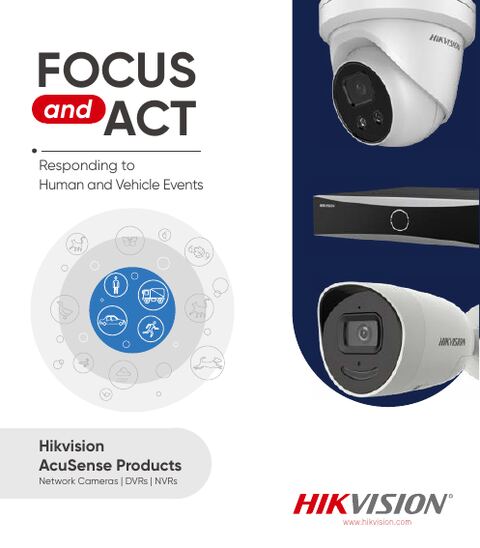 Hikvision AcuSense Products leaflet cover