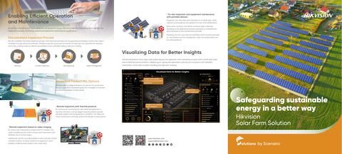 Hikvision Solar Farm Solution leaflet cover