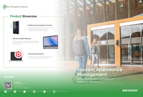 Student Attendance Solution leaflet cover