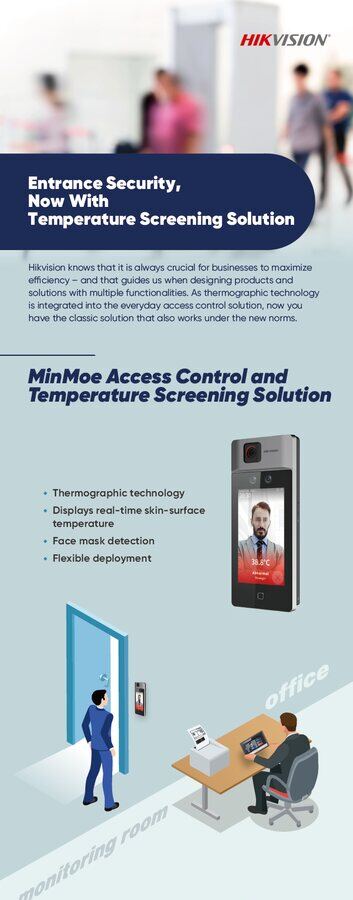 MinMoe Face Recognition Terminal infographic cover