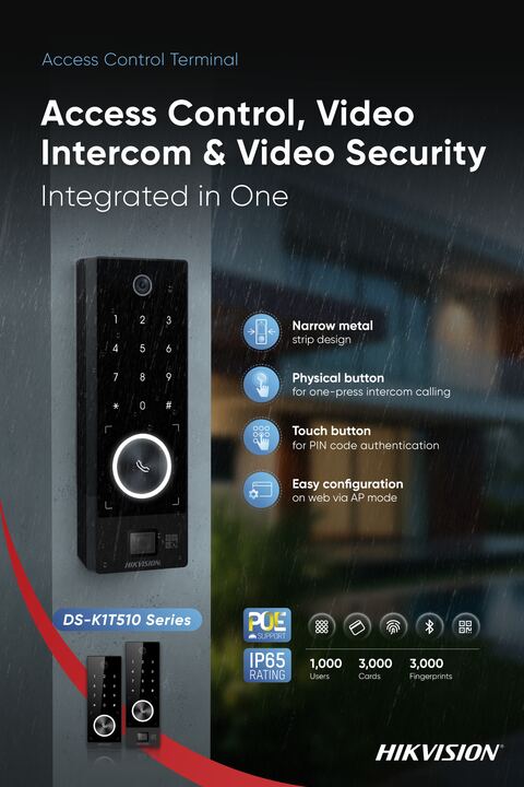 Access Control Terminal DS-K1T510 Series poster cover