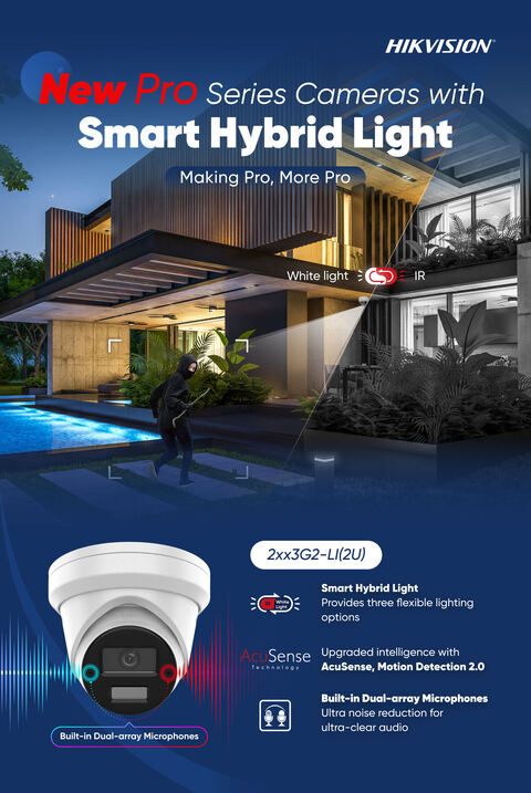 New Pro Series Cameras with Smart Hybrid Light poster cover