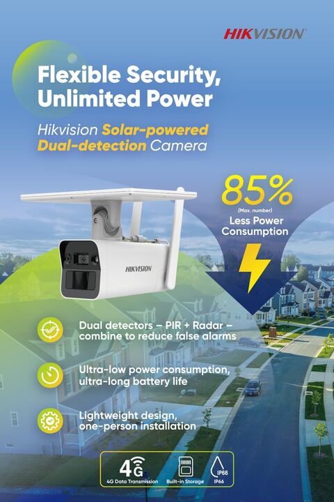 Solar Powered Dual Detection Camera poster cover
