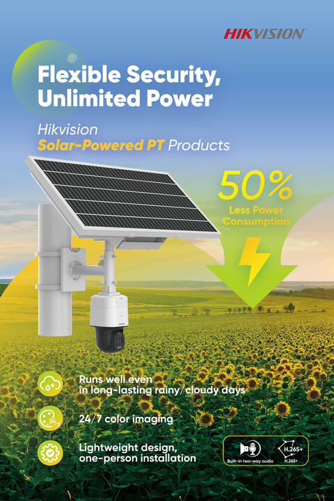 Solar Powered PT Camera poster cover