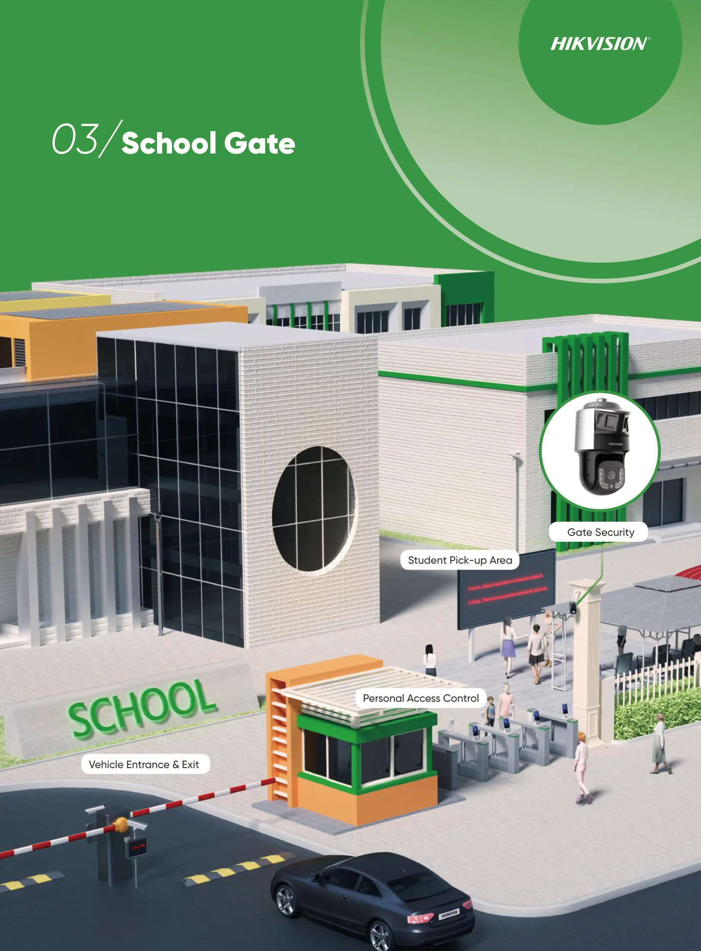 School Gate — entrance, exit and access control.