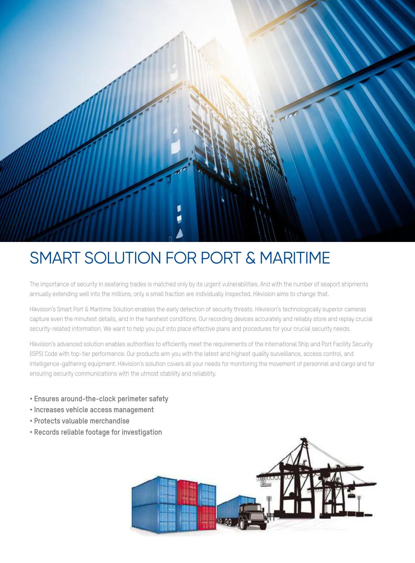 Smart Solution for Port & Maritime.