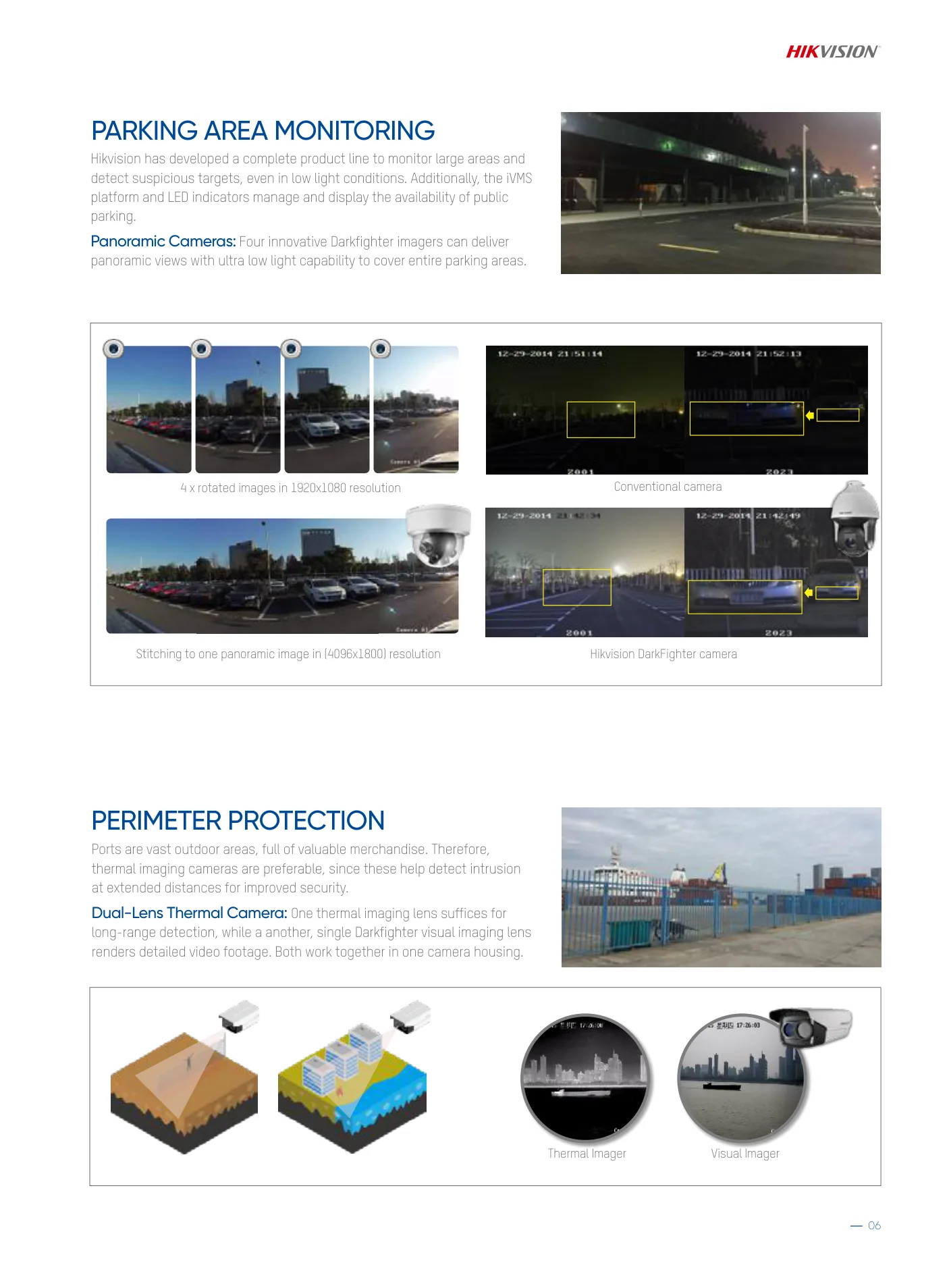 Parking Area Monitoring & Perimeter Protection.