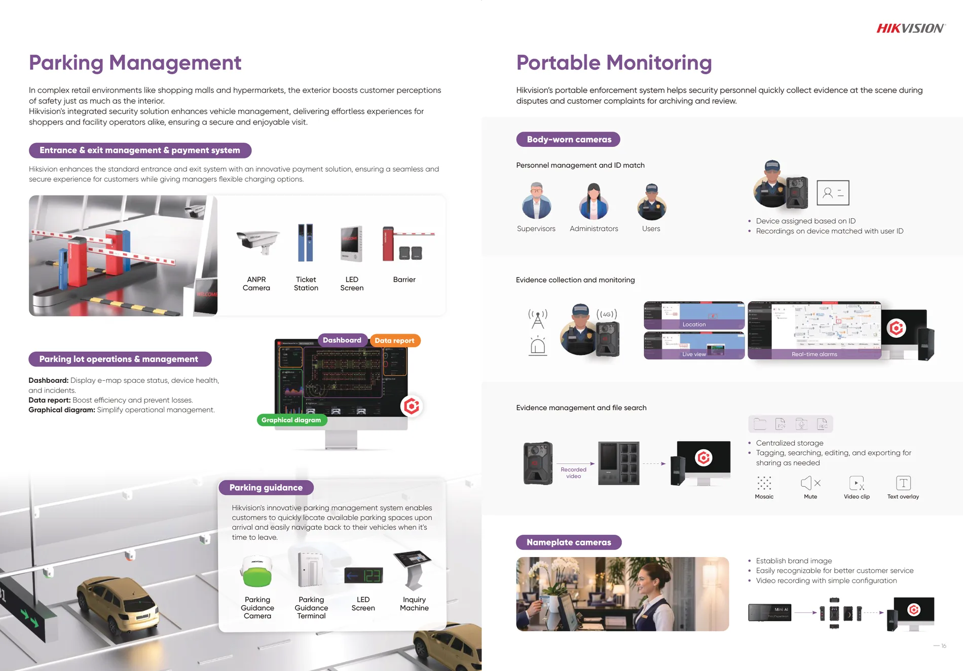 Parking Management & Portable Monitoring.