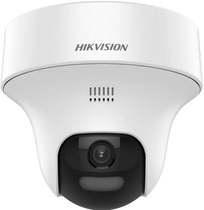 Turbo HD 8.0 2MP Smart Hybrid Light PT Turret HD Camera-Support Two-Way Audio