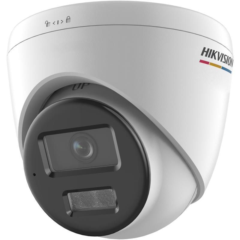 4 MP ColorVu 3.0 with Smart Hybrid Light Fixed Turret Network Camera with Red&Blue Strobe Light Alarm — DS-2CD1347G3-LIUF/SRB(2.8mm)(O-STD)