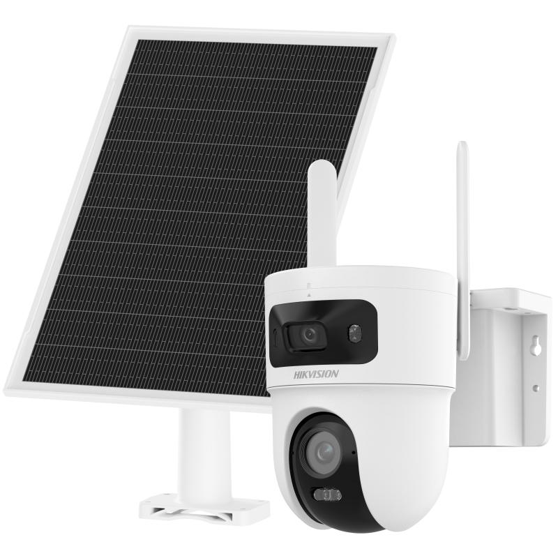 4MP 24/7 Solar 4G Dual-lens PT Camera (Comes with 4G SIM Card) — DS-2CFSP8-D/4G-SIM(2.8+4mm)(KEN)