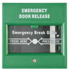 Exit & Emergency Button — DS-K7PEB/Green(O-NEU)