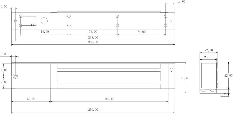  Magnetic Locks — DS-K4H255S(O-STD) — view 2