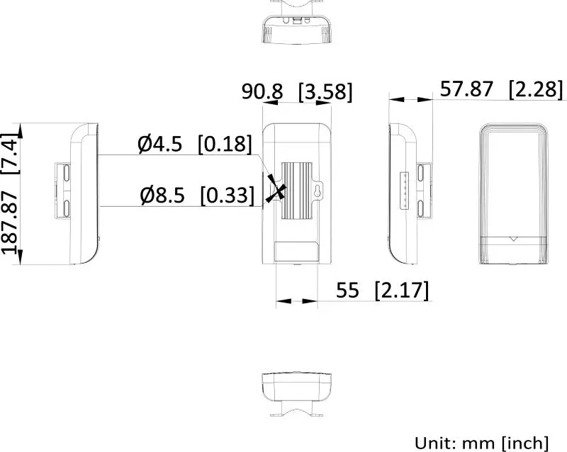 2.4Ghz 300Mbps 200m Elevator Wireless Bridge — DS-3WF0BC-2NT(B)(O-STD) — view 2