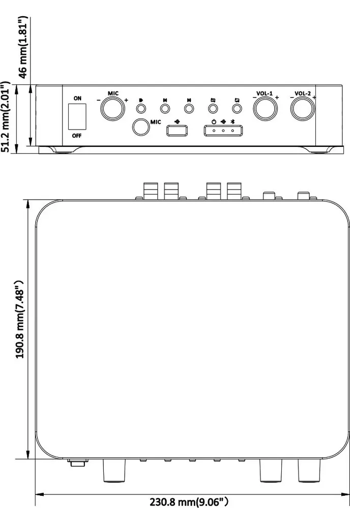 Analog Amplifier 60W — DS-QAE0A60G1-VB(O-STD)/EU — view 5