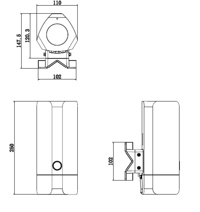 Wi-Fi 6 3000M Outdoor Access Point — DS-3WAP623E-SI(O-STD) — view 2
