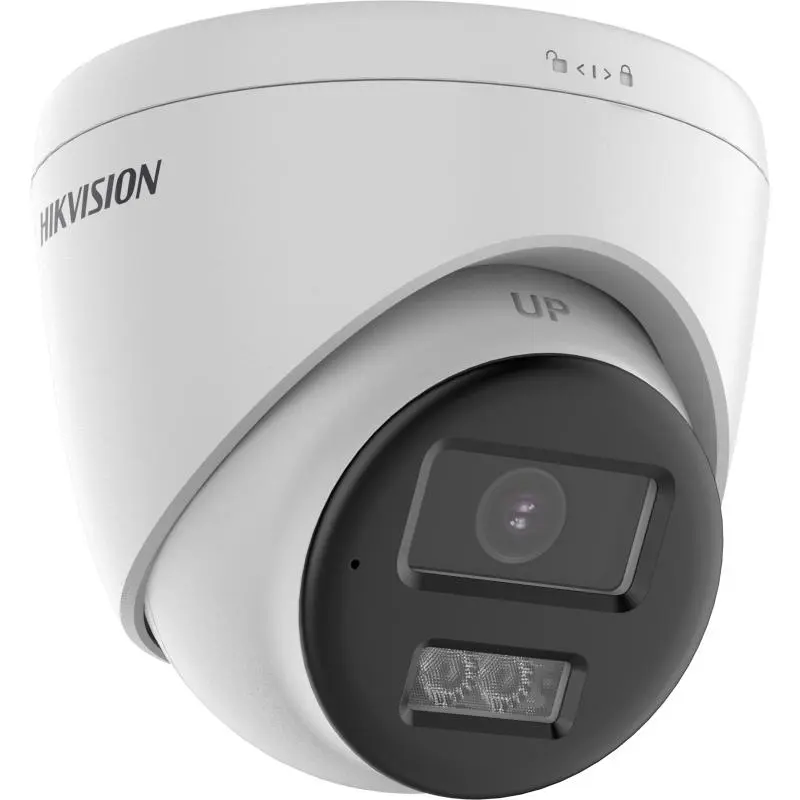 Turbo HD 8.0 2MP Smart Hybrid Light & Siren Turret HD Camera-Support Two-Way Audio — DS-2CE78D0T-LXTS(2.8mm)(O-STD) — view 3