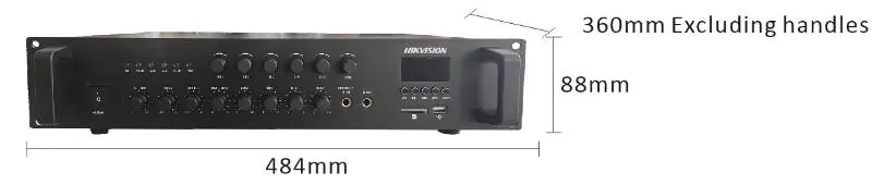 Analog Amplifier 120W — DS-QAE0A120G1-VB6(O-STD)/EU — view 4