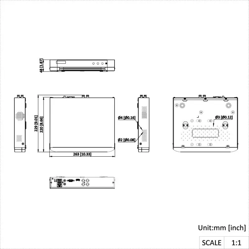 1080P Turbo HD 8.0 4CH DVR-Metallic — DS-7204HGHI-M1/T(STD) — view 6