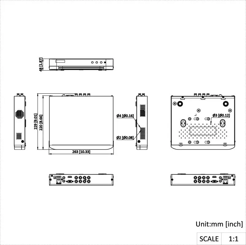 1080P Turbo HD 8.0 8CH DVR-Metallic — DS-7208HGHI-M1/T(STD) — view 6