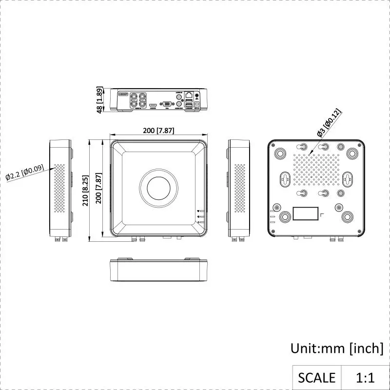 1080P Turbo HD 8.0 4CH DVR-Plastic — DS-7104HGHI-M1/T(STD) — view 6