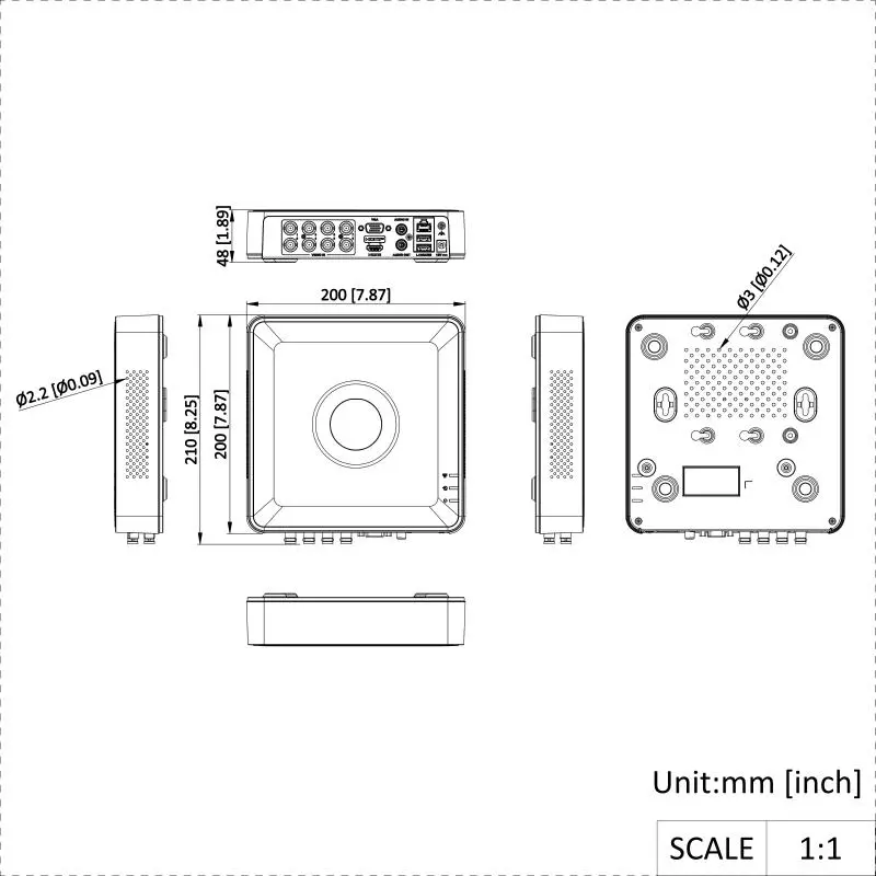 1080P Turbo HD 8.0 8CH DVR-Plastic — DS-7108HGHI-M1/T(STD) — view 5