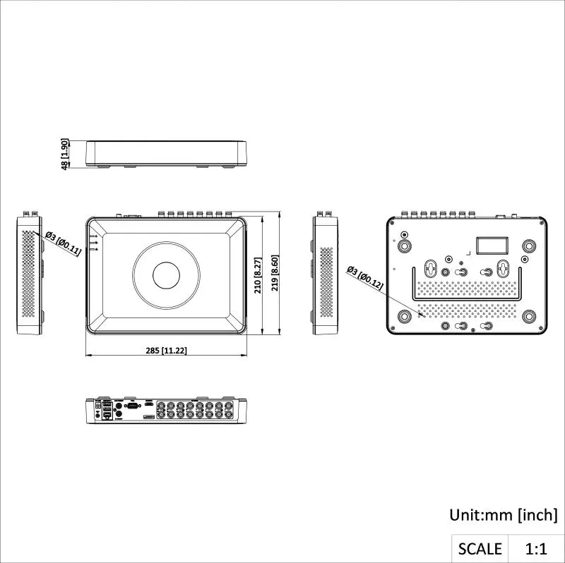1080P Turbo HD 8.0 16CH DVR-Plastic — DS-7116HGHI-M1/T(STD) — view 6