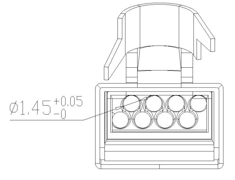 RJ45 Plug-CAT6A — DS-1M6APB(O-STD)/50PCS — view 2