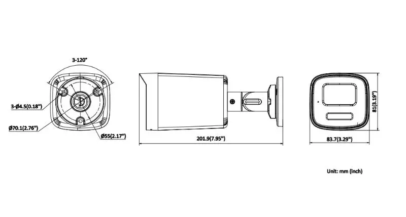 6MP Smart Hybrid Light with ColorVu Bullet IP Camera-Long Range — DS-2CD1T67G3-LIU(4mm)(O-STD) — view 4
