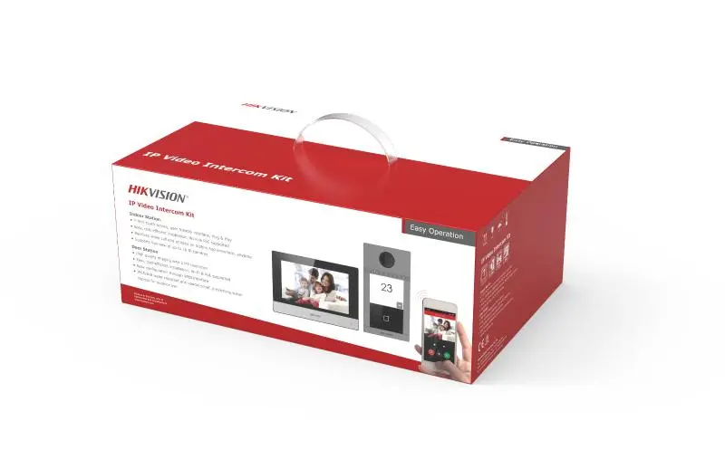 IP video intercom kit — DS-KIS604-S(C)(O-STD) — view 2