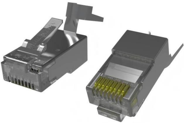 RJ45 Plug-CAT6A — DS-1M6APB(O-STD)/50PCS