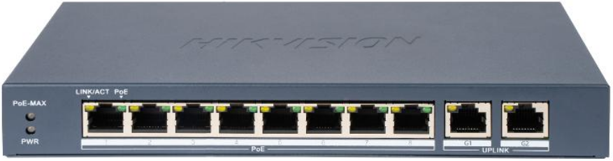 8 Port Fast Ethernet Unmanaged POE Switch — DS-3E0310P-E/M(B)(O-STD)