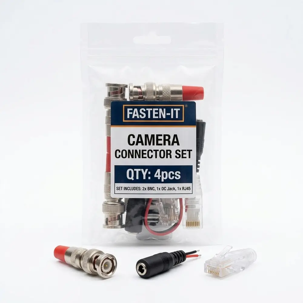 Camera Connector Set (BNC, DC Jack & RJ45)