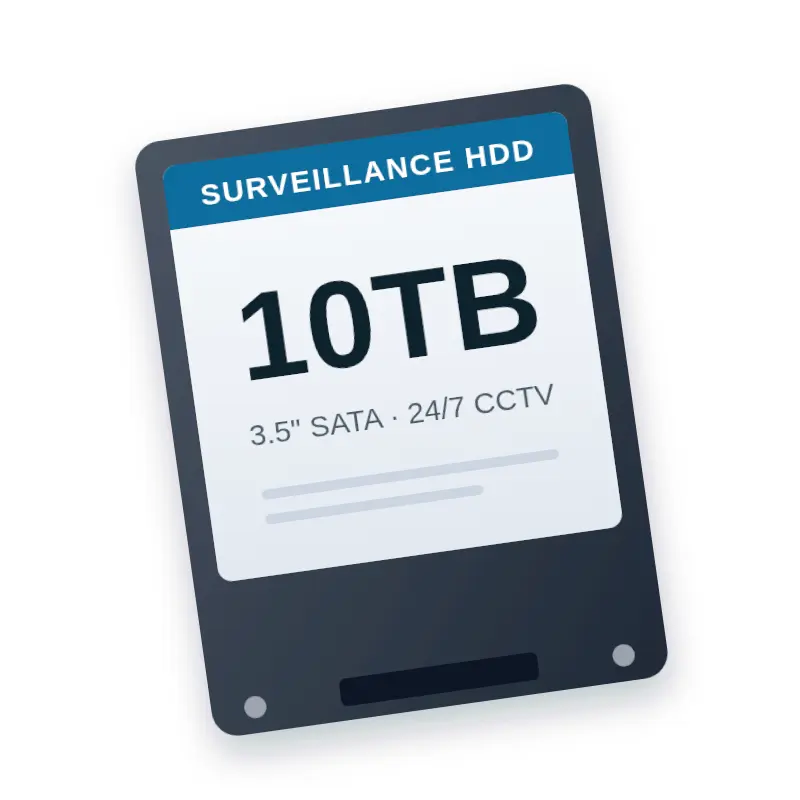 10 TB CCTV Surveillance Hard Disk