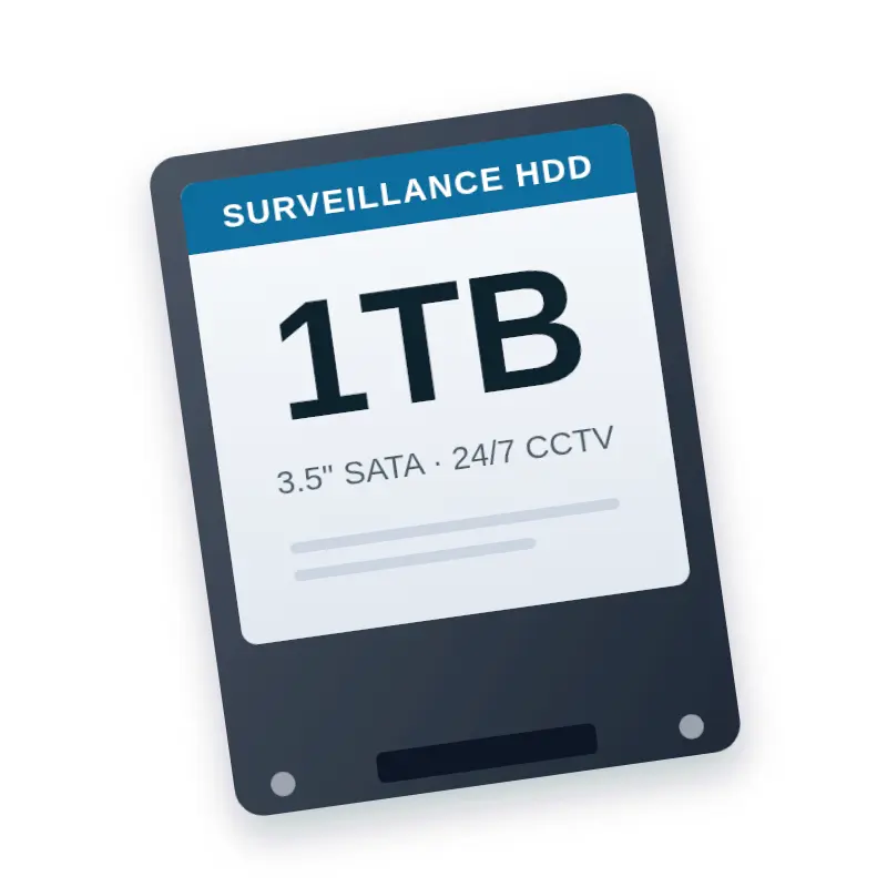 1 TB CCTV Surveillance Hard Disk