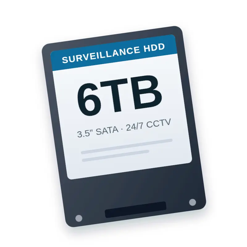 6 TB CCTV Surveillance Hard Disk